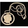 Image 2 : Sterling Chain with Morgan Pendant