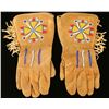 Image 1 : Canadian Indian Beaded Leather Gauntlets