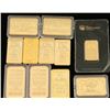 Image 1 : (11) Replica & Gold Clad Bars