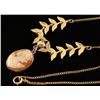 Image 2 : Gold Filled Necklace with Cameo