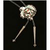 Zuni Eagle Dancer Inlaid Bolo Tie
