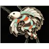 Image 2 : Zuni Eagle Dancer Inlaid Bolo Tie