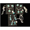 Image 2 : Three Sets of Turquoise & Silver Navajo Jewelry
