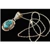 Image 2 : Sterling Silver & Turquoise Pendant