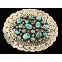 Navajo Turquoise Cluster Pin/ Pendant