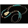 Image 2 : Double Strand Turquoise Beaded Necklace