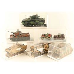 Lot of 6 Cased Military Models