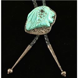 Navajo Sterling & Turquoise Bolo