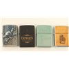 Image 2 : Lot of 4 High Quality Zippo Lighters