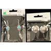 Image 1 : Two pairs Sterling Silver Earrings