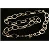 Image 2 : Onyx Inlaid Silver Link Necklace