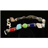 Image 2 : Turquoise & Multi Gemstone Tennis Bracelet