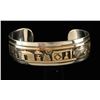 Image 1 : Navajo Gold & Silver Storyteller Cuff Bracelet