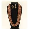 Image 1 : Thirty Strand Necklace & Earrings