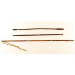 Lot of Vintage Wood Cleaning Rods