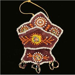 Arapaho Indian Velvet Beaded Whimsy