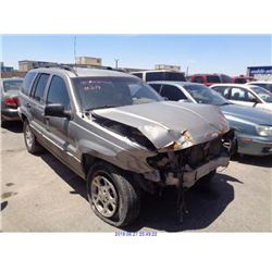 1999 - JEEP GRAND CHEROKEE // DISMANTLE TITLE