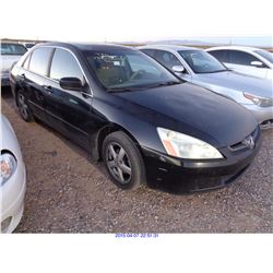 2005 - HONDA ACCORD // SALVAGE TITLE