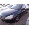 Image 2 : 2005 - HONDA ACCORD // SALVAGE TITLE