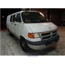 1999 - DODGE RAM 2500 VAN