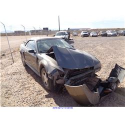 2001 - FORD MUSTANG // DISMANTLE TITLE
