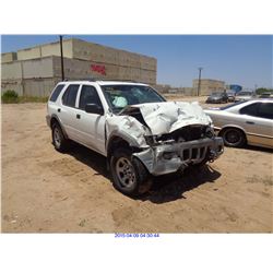 2002 - ISUZU RODEO // RESTORED SALVAGE TITLE