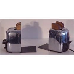 Toaster Bookends Philip Gardner (20th Century) American, TOASTER BOOKENDS, 1982, metal ...