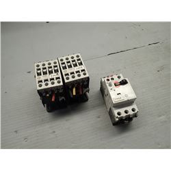 GENERAL ELECTRIC CL00 10E CONTACTOR (2), GPS1BSAE STARTER (1) *LOT OF 3*