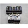 Image 1 : MITSUBISHI CIRCUIT BREAKERS *LOT OF 5* *SEE PICS FOR DETAILS*