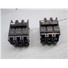Image 1 : WESTINGHOUSE QC3015H QUICKLAG C CIRCUIT BREAKER *LOT OF 2* *ONE FRAME CRACKED, SEE PHOTOS*
