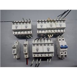 ALLEN BRADLEY MISC. 3,16,25,40 AMP CIRCUIT BREAKERS *LOT OF 10* *SEE PICS FOR TYPES*