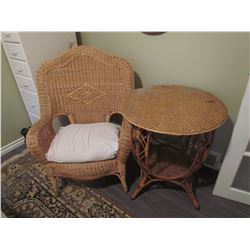 3 pc wicker set