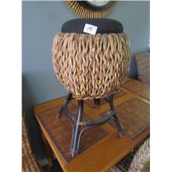 wicker stool