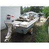 Image 4 : FISHING BOAT, FIBRE GLASS, HAS BEEN IN THE WATER THIS SEASON, RUNS GOOD, JOHNSON70 OUT BOARD MOTOR