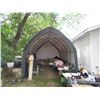 Image 1 : TARP GARAGE, LIKE NEW, 12WX20LX13H