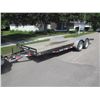 Image 1 : 20' CART HAULER TRAILER W/RAMPS, LIKE NEW