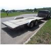 Image 4 : 20' CART HAULER TRAILER W/RAMPS, LIKE NEW