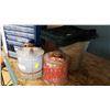 Image 2 : METAL PAILS AND ATLANTIC TRAVEL BAG AND 2 METAL GAS CANS