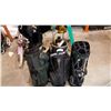 Image 1 : 3 GOLF BAGS - 2 W/ CLUBS