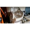 Image 2 : SEVEN PLASTIC PATIO CHAIRS