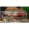 Image 2 : GREY METAL TOOLBOX WITH CONTENTS
