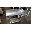 Image 1 : STAINLESS PREP TABLE30 INCH BY 18 INCH BY 36 INCH TALL