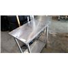 Image 2 : STAINLESS PREP TABLE30 INCH BY 18 INCH BY 36 INCH TALL