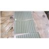 Image 2 : NEW SKID OF 64 BOXES OF MODERN LIGHT GREY MOSIAC BACKSPLASH SHOWER AND WALL TILE