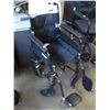 Image 1 : BLACK FOLDING WHEELCHAIR