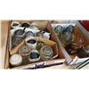 Image 1 : TRAY OF GLASS INSULATORS