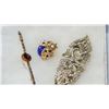 Image 2 : STERLING AND OTHER BROOCHES AND PINS