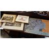 Image 1 : LOT OF METAL ETCHED ART AND THREE PICTURES