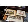 Image 2 : LOT OF METAL ETCHED ART AND THREE PICTURES