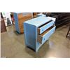 Image 2 : BLUE PAINTED 3 DRAWER DRESSER